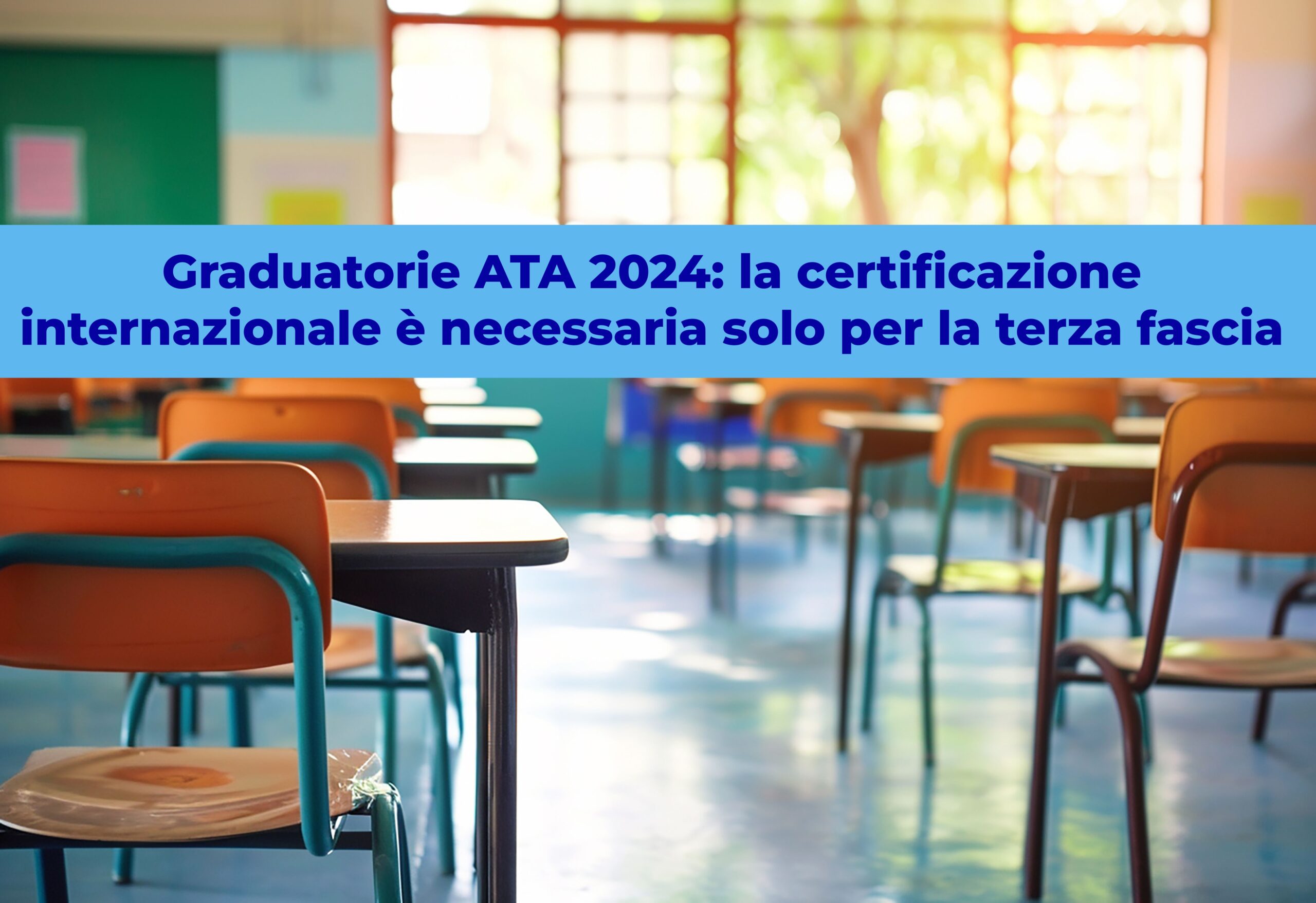 Graduatorie ATA: la certificazione internazionale  è necessaria solo per la terza fascia