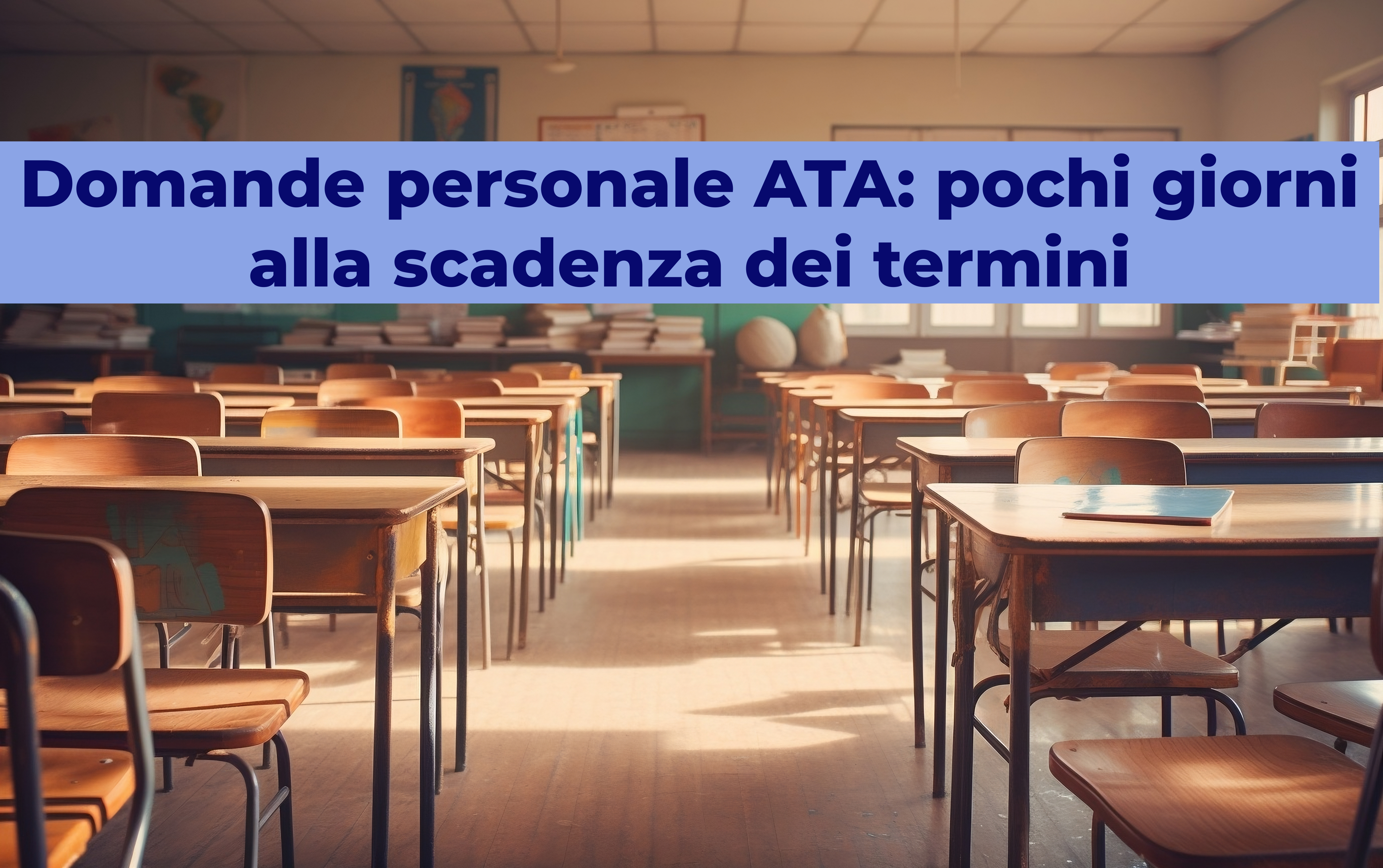 Domande personale ATA: pochi giorni alla scadenza dei termini